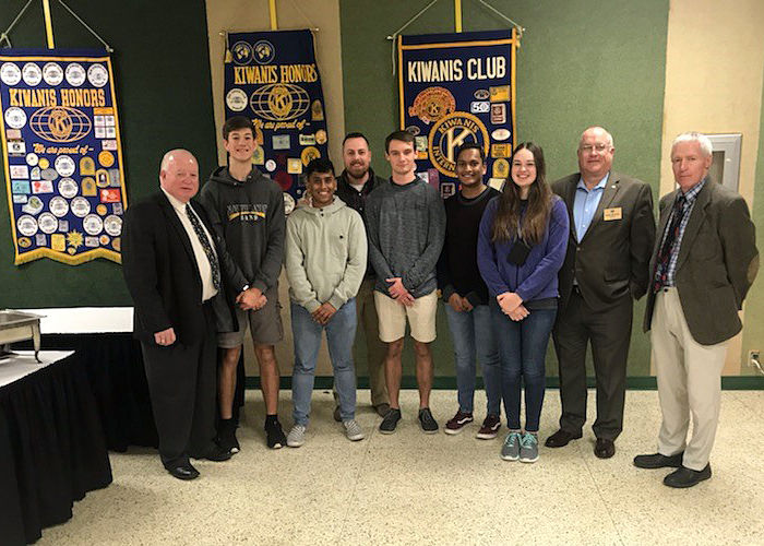 Paris Kiwanis Club recognizes the North Lamar High School Key Club